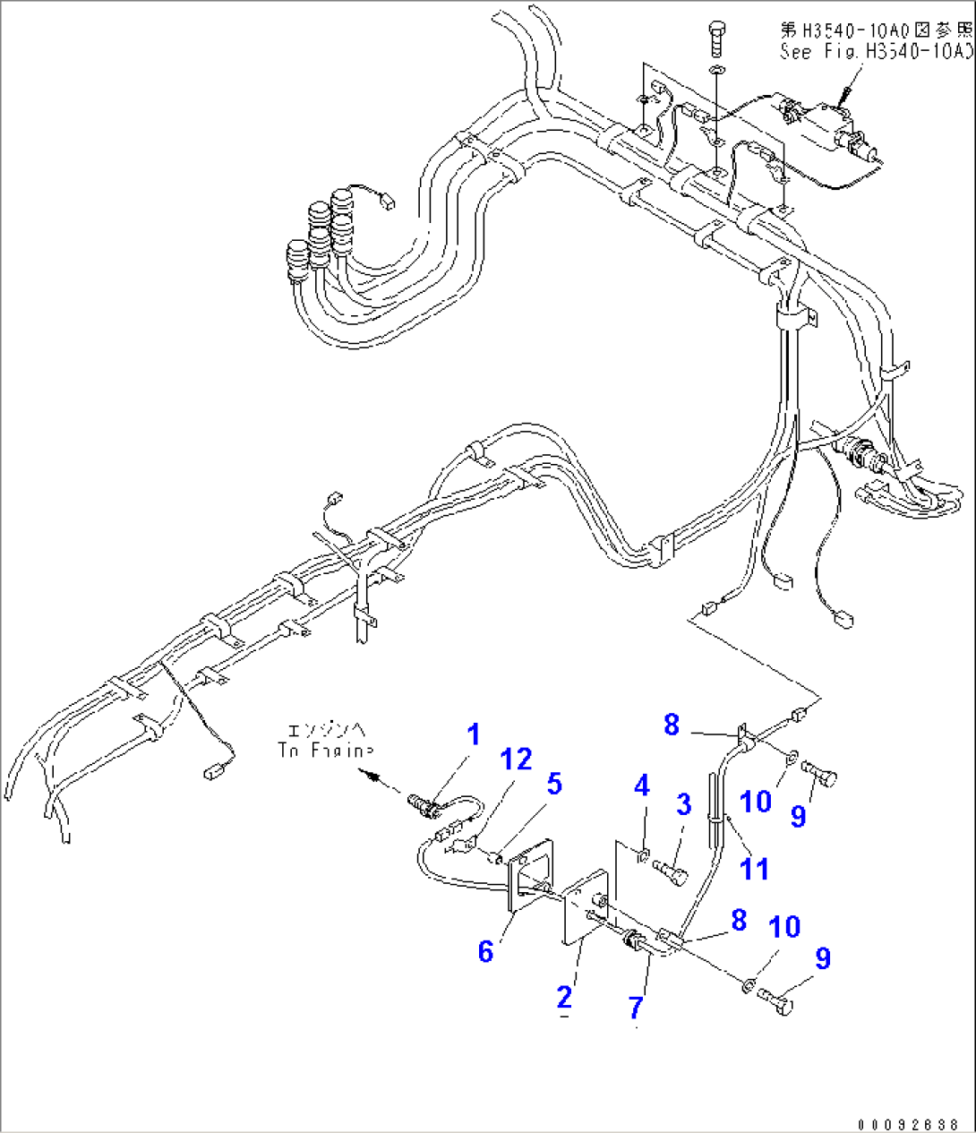 FRONT FRAME ELECTRICAL (SENSOR)(#2207-)