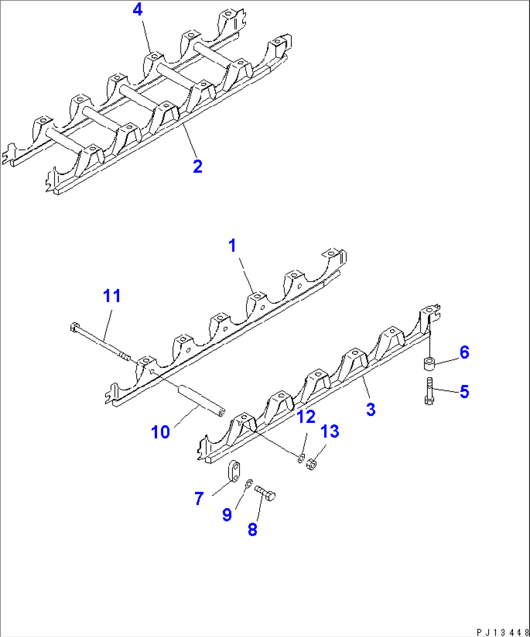 TRACK ROLLER GUARD(#35001-)