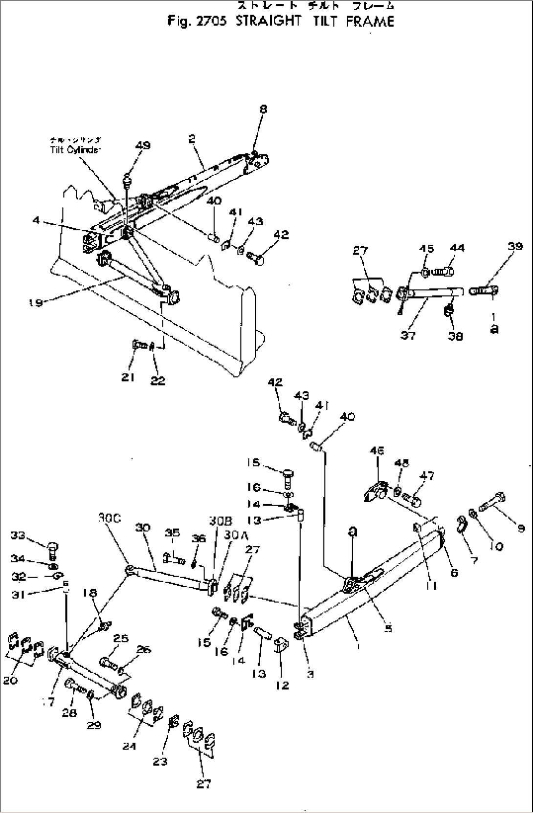 STRAIGHT TILT FRAME