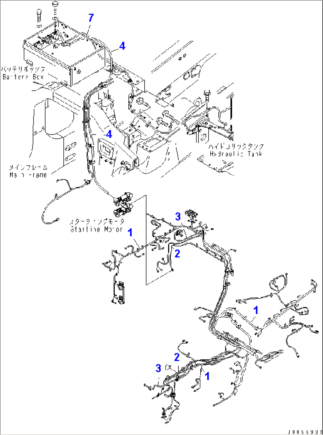 BATTERY (MAIN HARNESS)(#10581-)