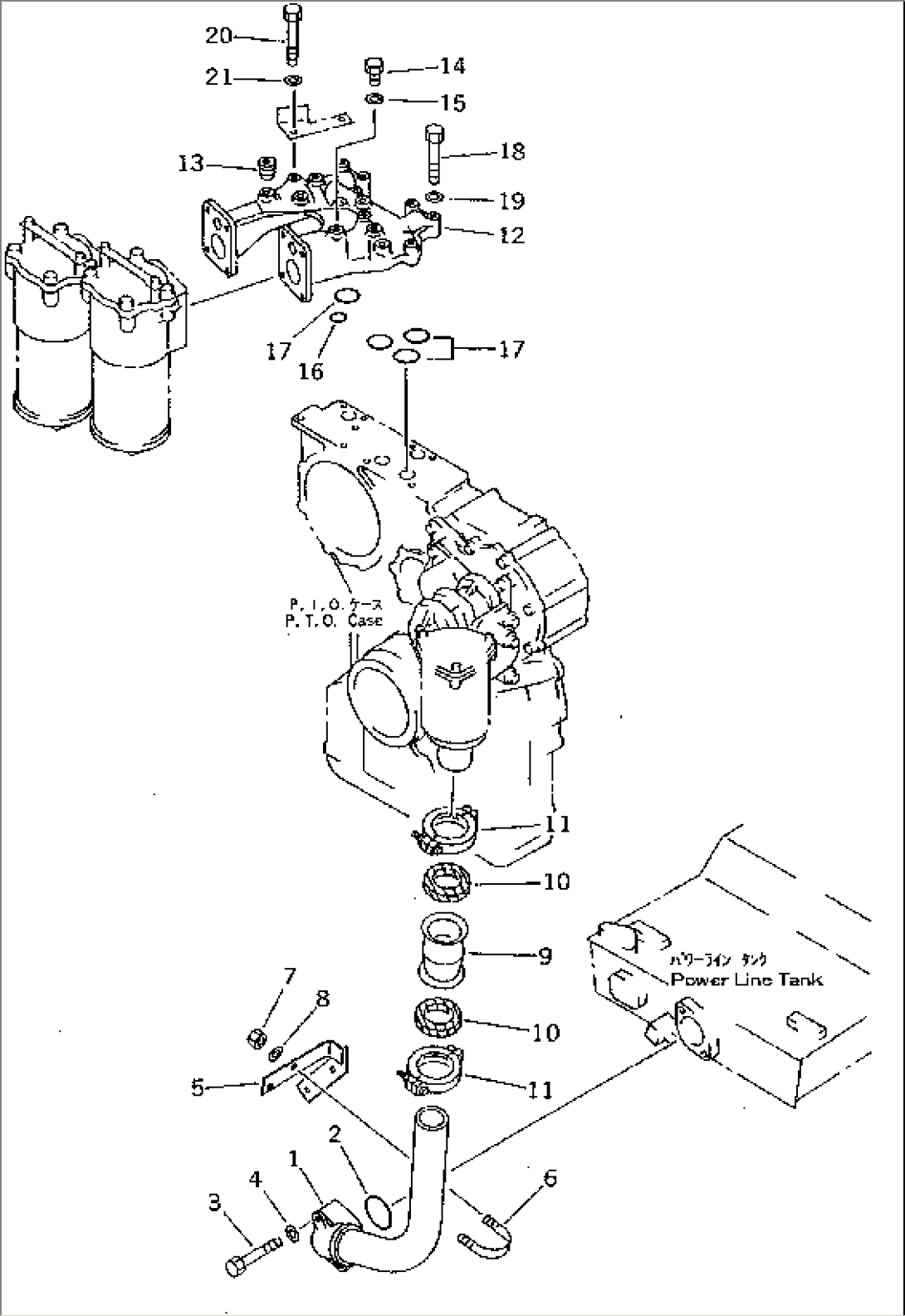 SUCTION LINE (COLD WEATHER (B) SPEC.)