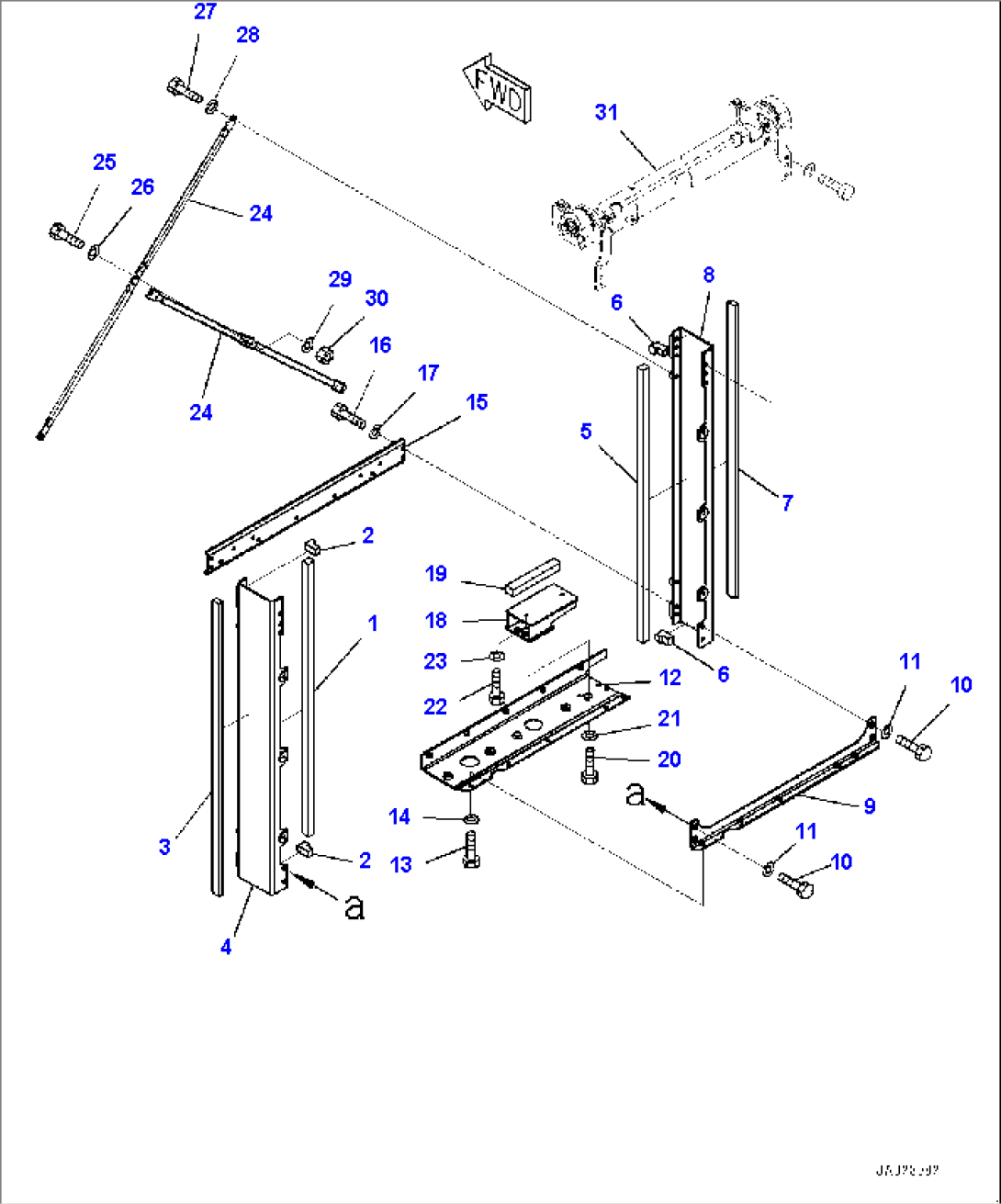 Cooling System, Bracket (#22112-)