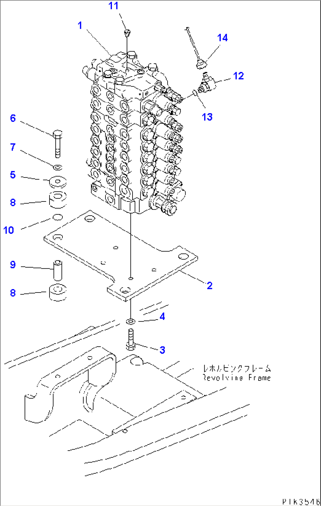 MAIN VALVE AND MOUNTING PARTS(#K30001-K31999)