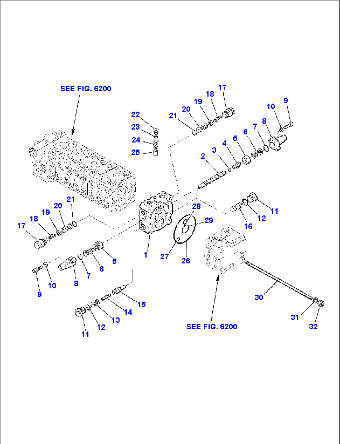 CONTROL VALVE (FOR 2-PIECE BOOM)