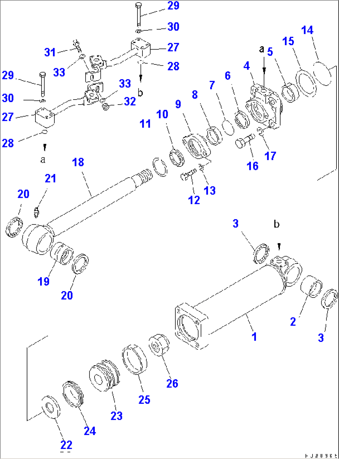 LOG GRAPPLE CYLINDER(#54101-)