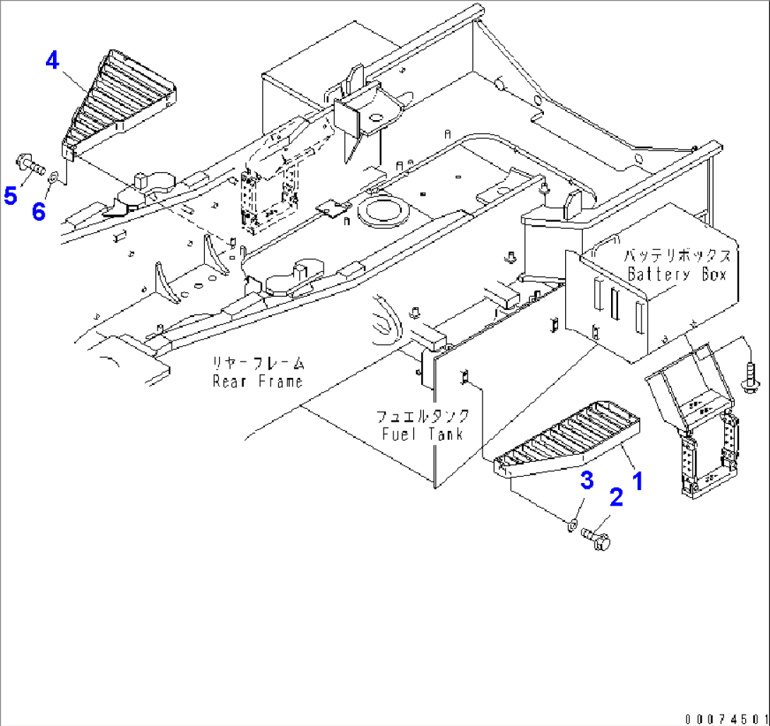 FUEL TANK (SIDE STEP)(#51075-)