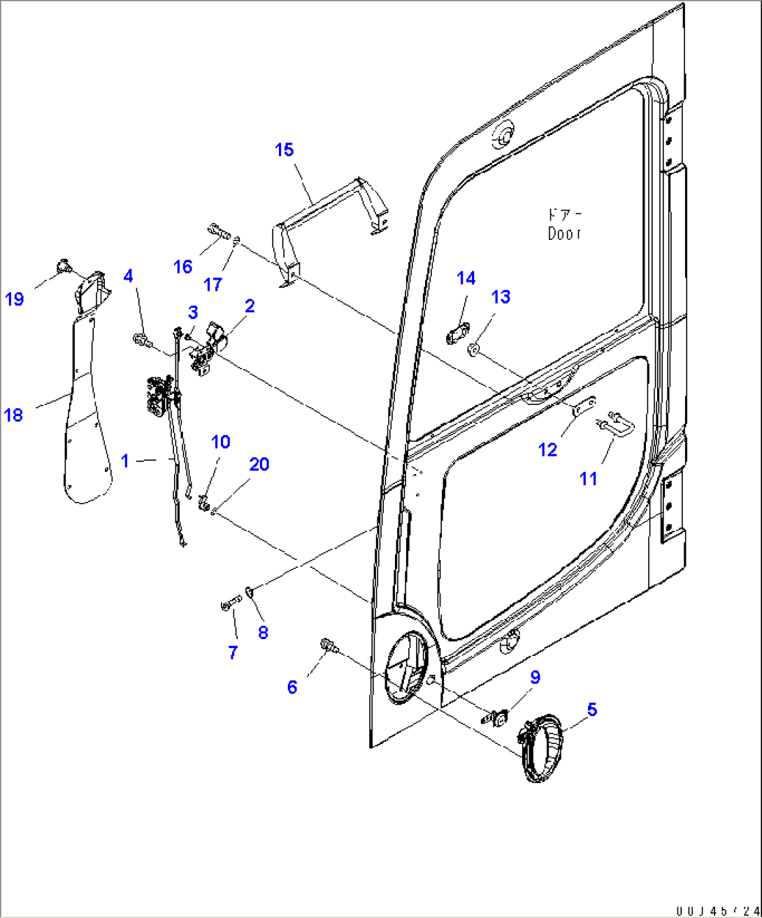 Cab (6/52) (Door Lock) (Demolition Base)