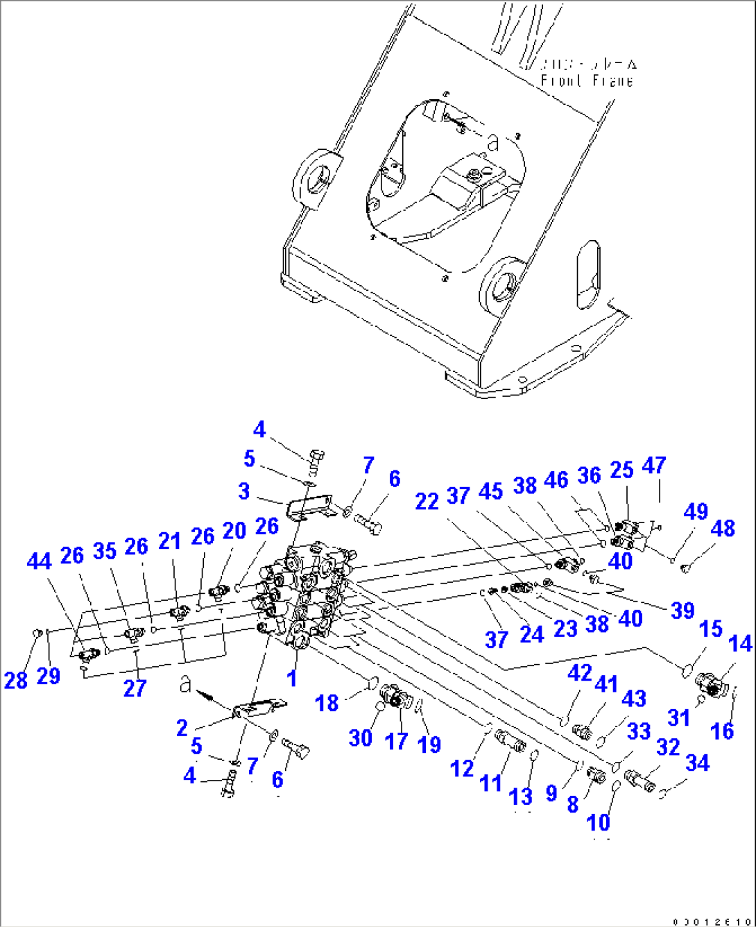 MAIN VALVE (FOR 4-SPOOL VALVE) (FOR E.C.S.S.)