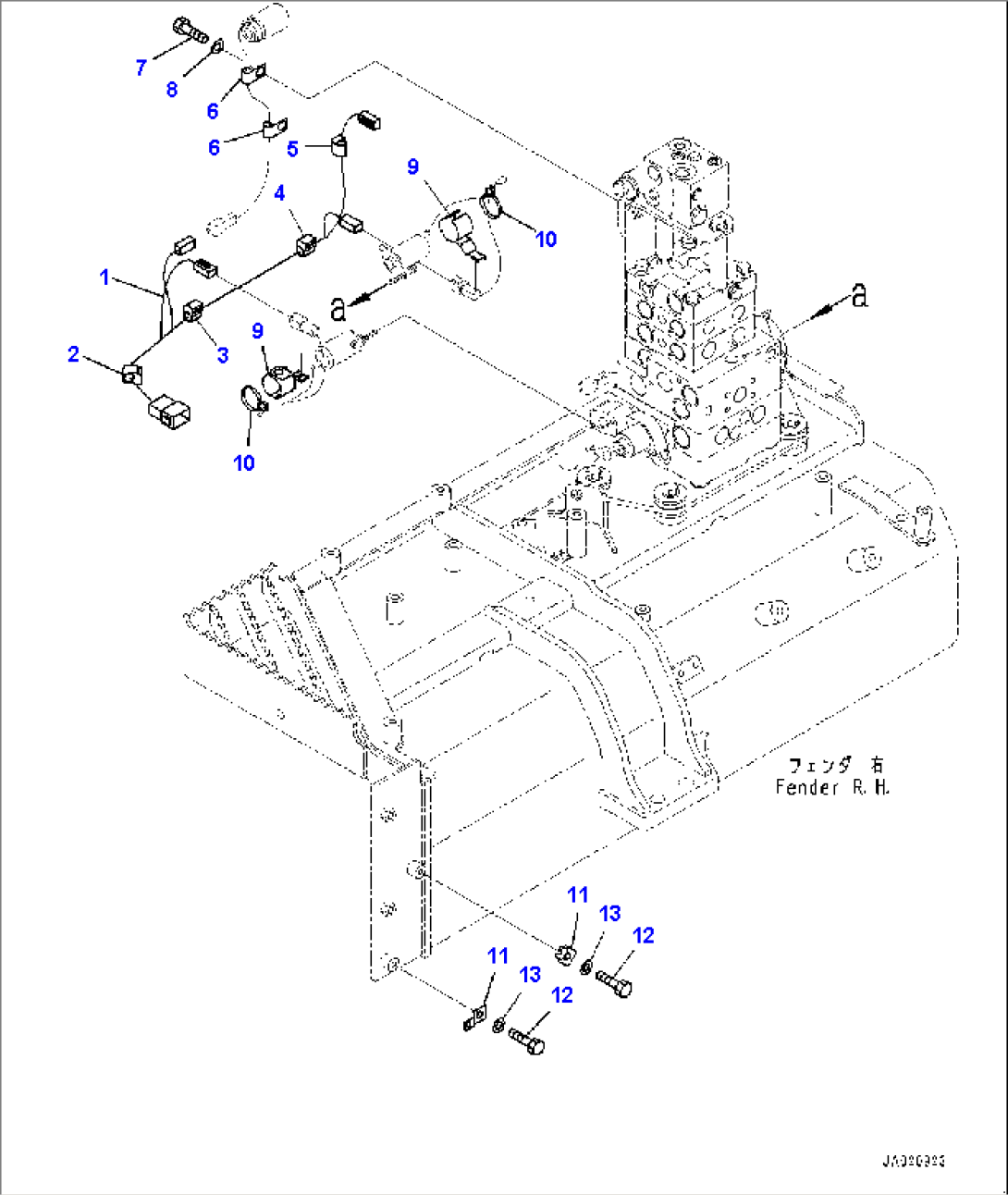 Fender Group, Control Valve Wiring Harness (#80001-)