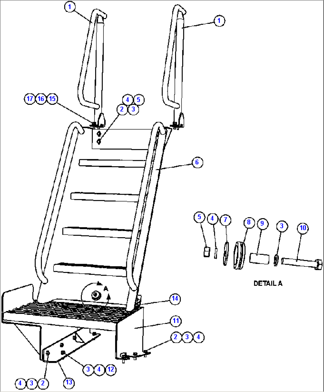 REAR ACCESS LADDER