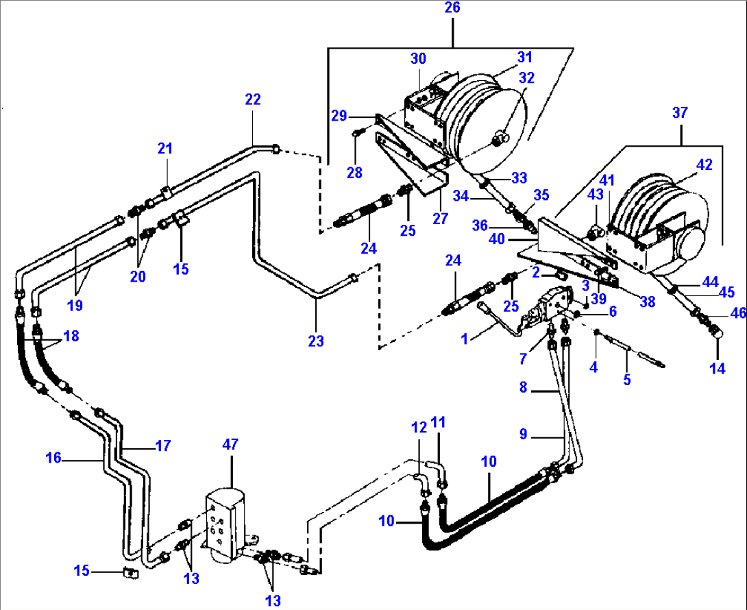 FIG. H0240-01A0 ACTUATOR LINES - CLAMSHELL