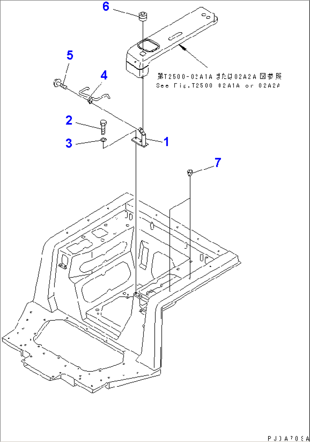 HAND RAIL (WITH CAB)(#4001-)