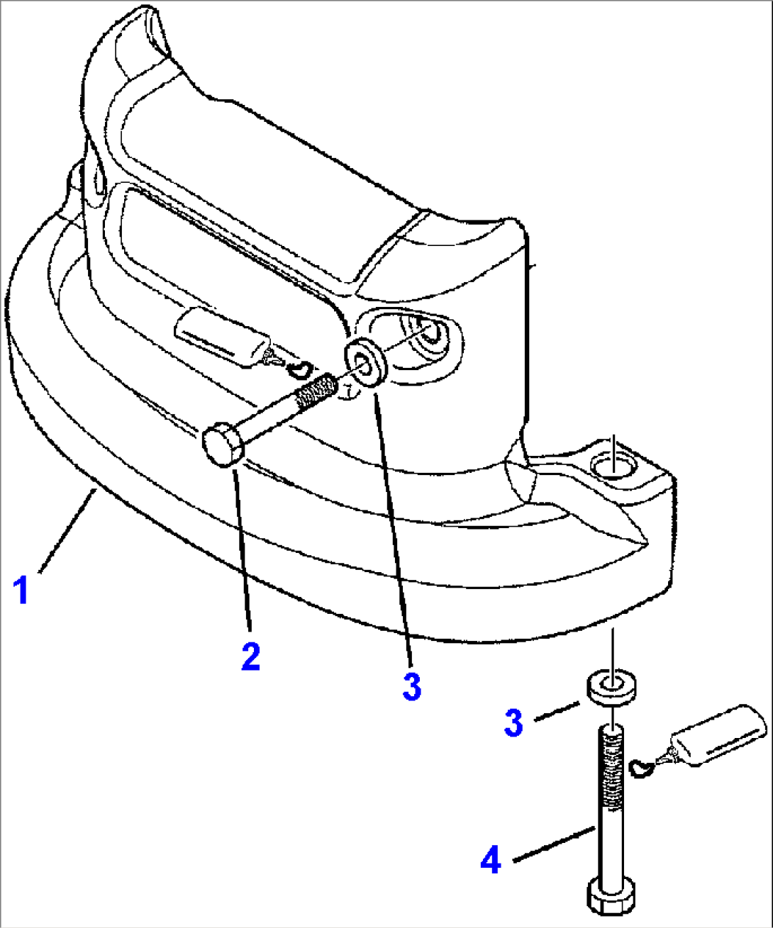 M5020-01A1 COUNTERWEIGHT 170 KG (375 LB)