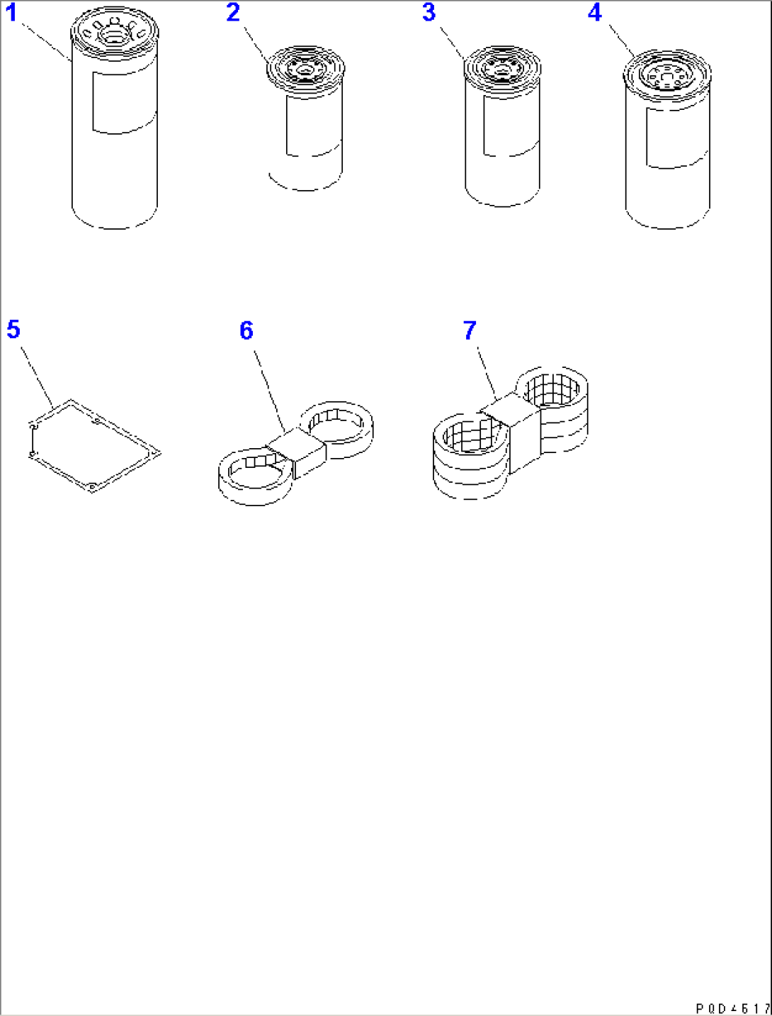 SPARE PARTS (WITH PRE-FILTER)(#15667-)