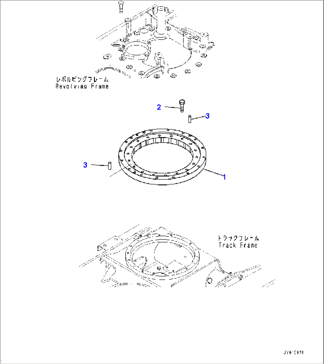 Track Frame, Swing Circle (#20366-)
