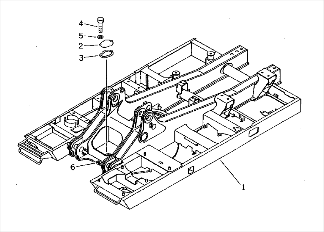 REVOLVING FRAME (FOR AUTO GREASE) (FOR LO CAB)(#20164-)