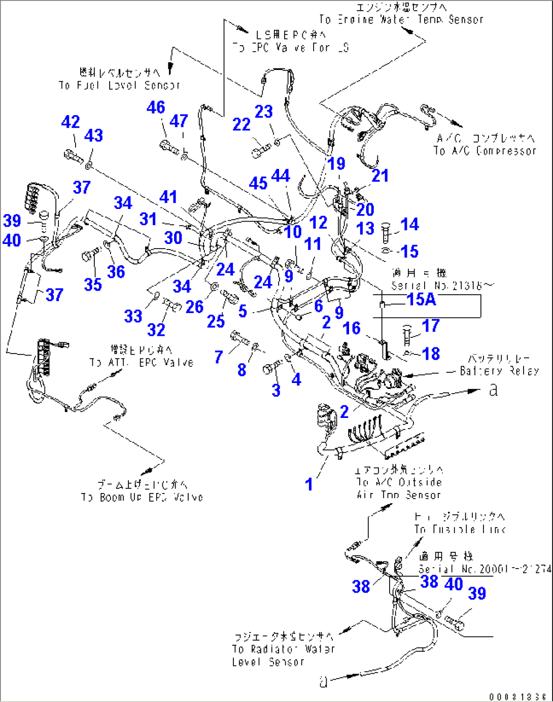 WIRING (MAIN HARNESS)(#20001-)