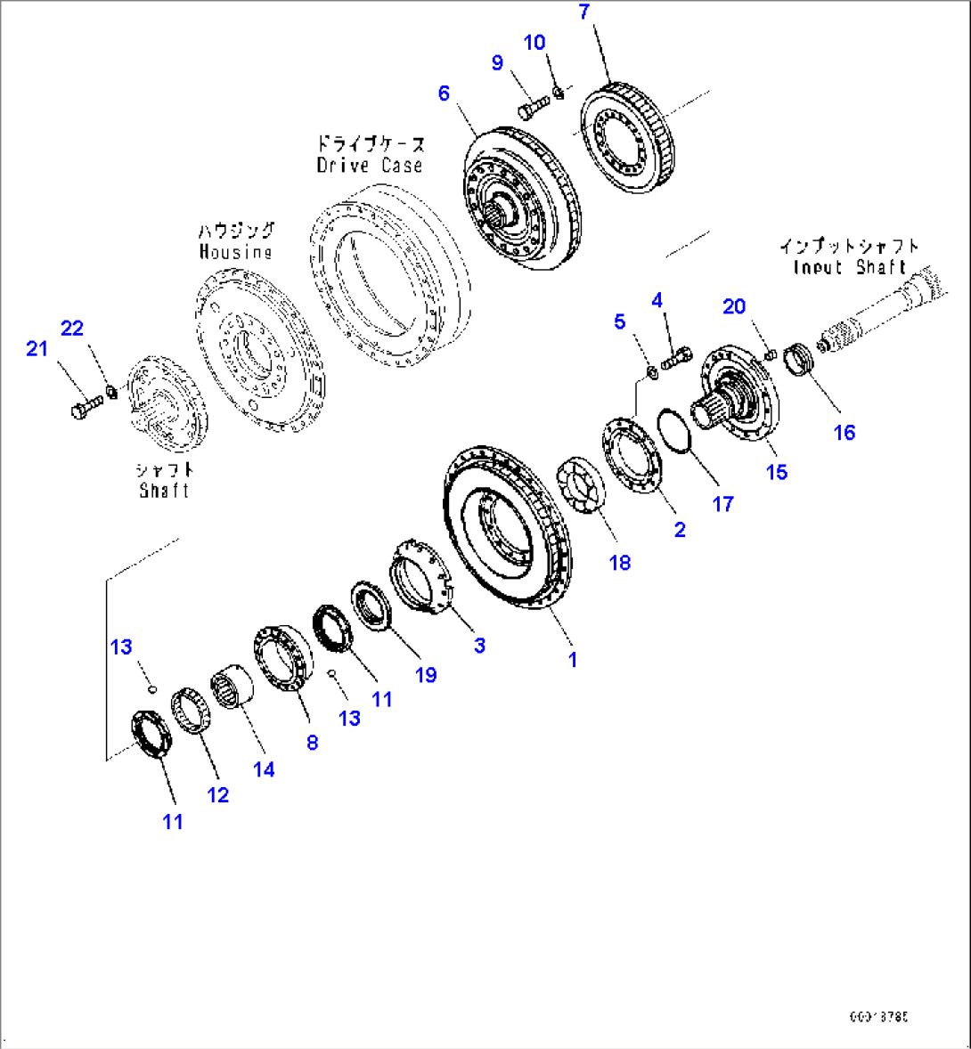 Transmission Group, Pump and Turbine (#10001-)