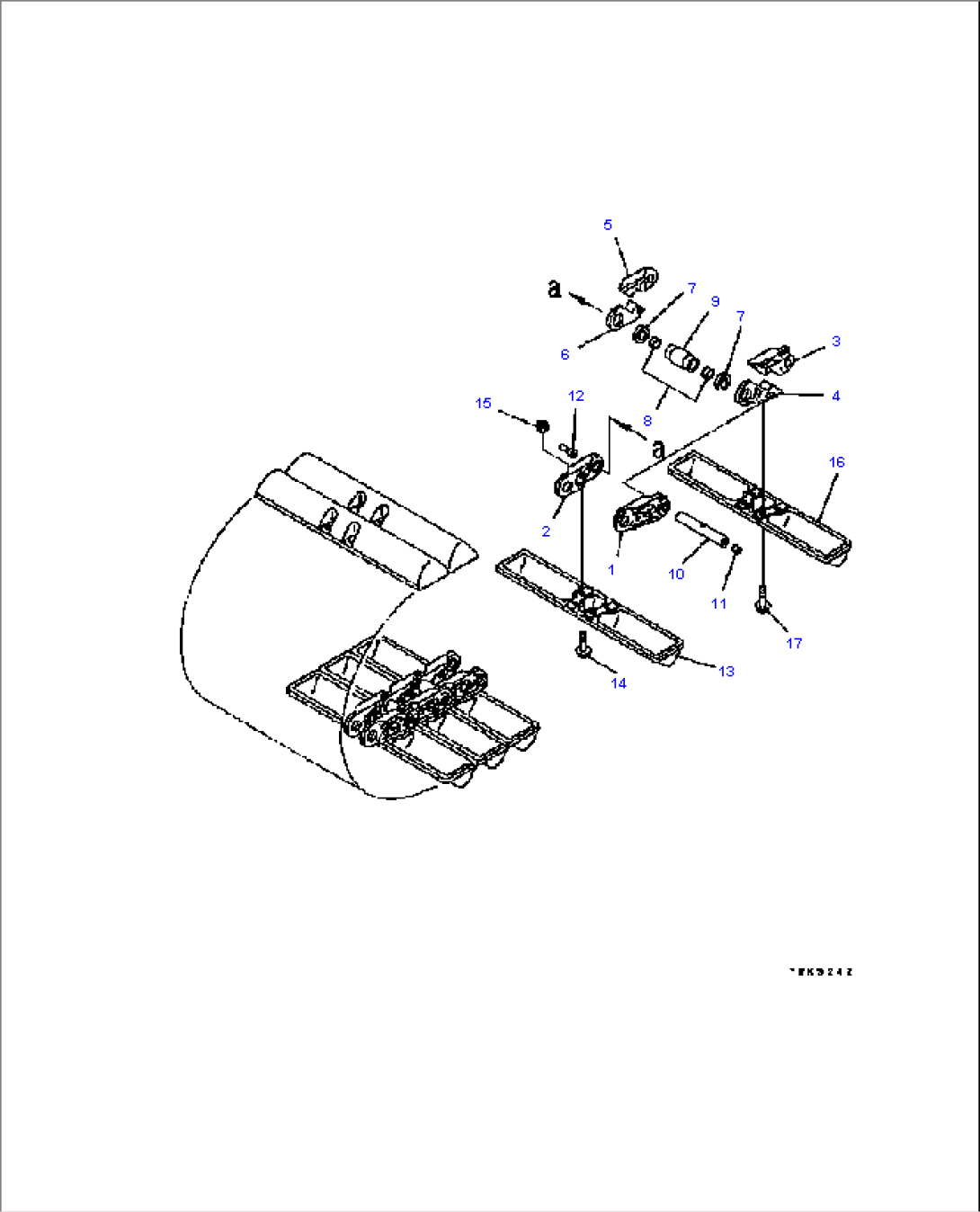 TRACK SHOE (LUBRICATE TYPE) (SWAMP TYPE) (860MM WIDE)