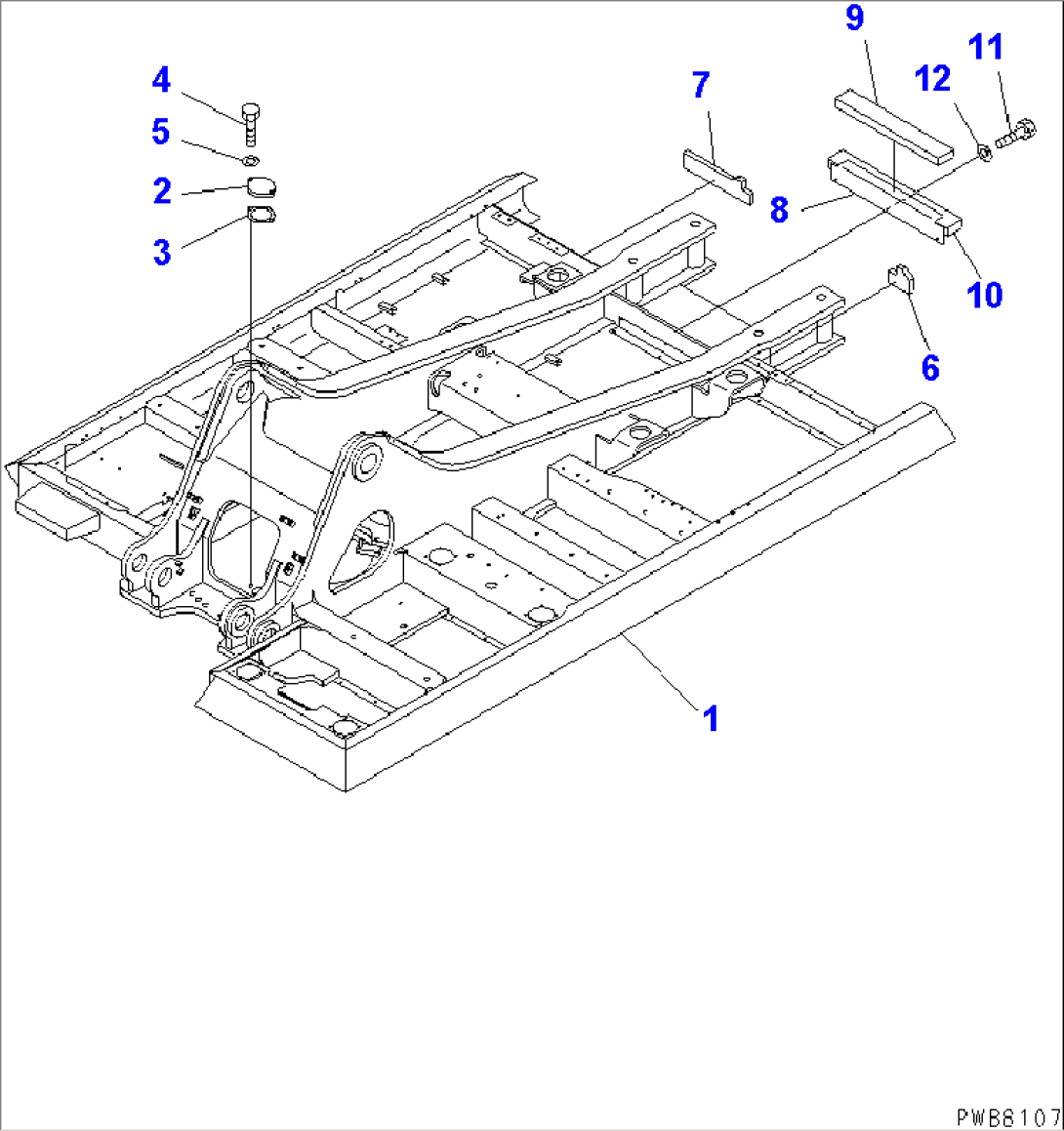 REVOLVING FRAME (FOR AUTO GREASING)(#12001-12143)