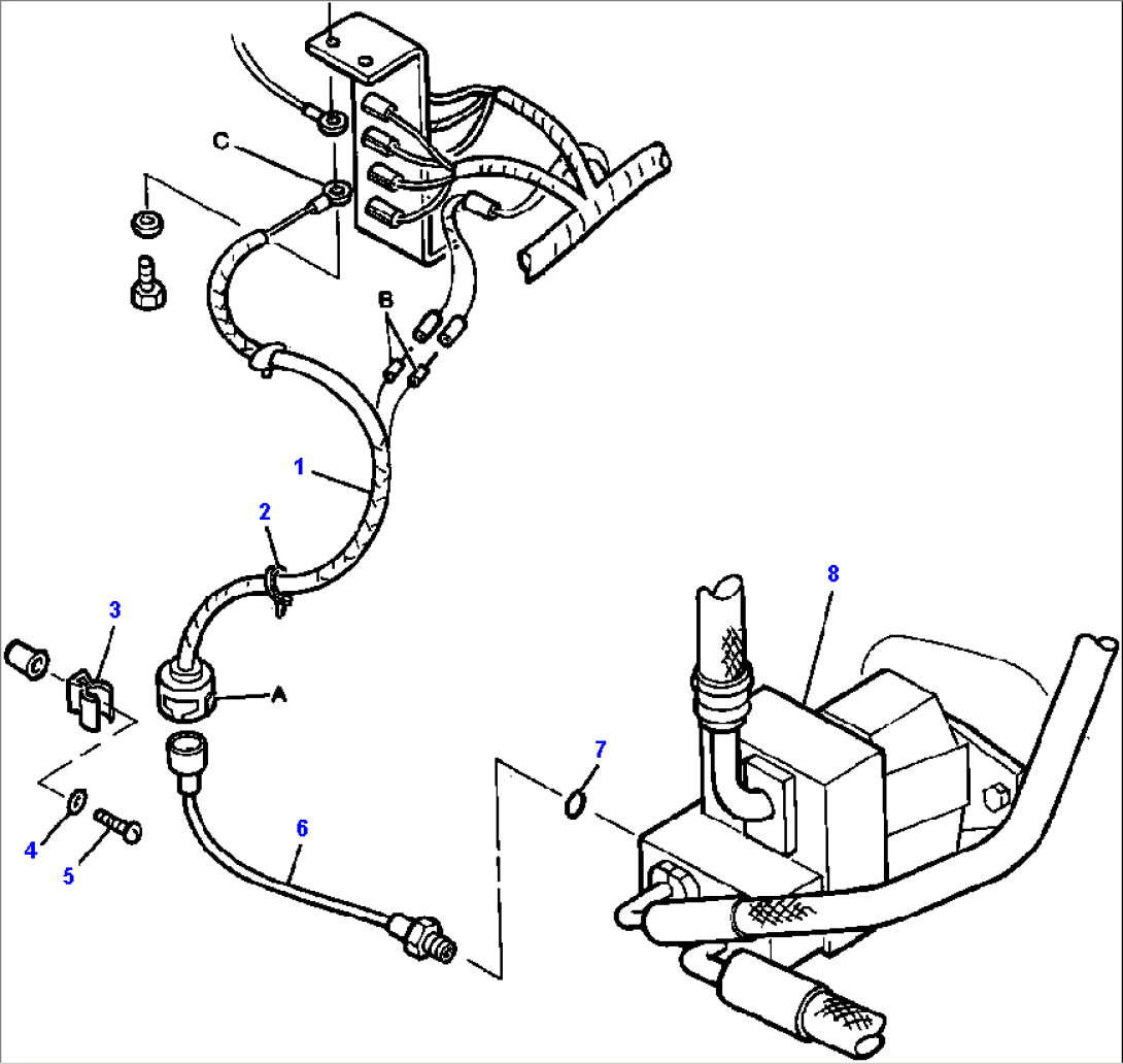 GROUND POWER STEERING (ELECTRICAL INDICATOR WIRING)