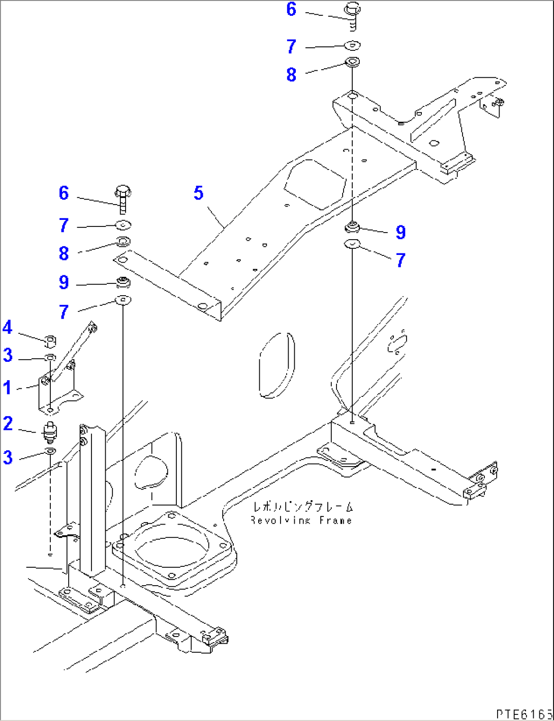 HYDRAULIC MAIN VALVE (HYDRAULIC VALVE MOUNTING PARTS) (WITH HIGH SPEED WINCH)(#10301-)