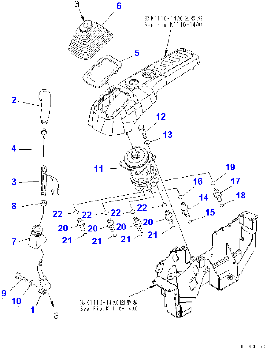 FLOOR FRAME (LEVER AND VALVE) (R.H.)(#35001-)