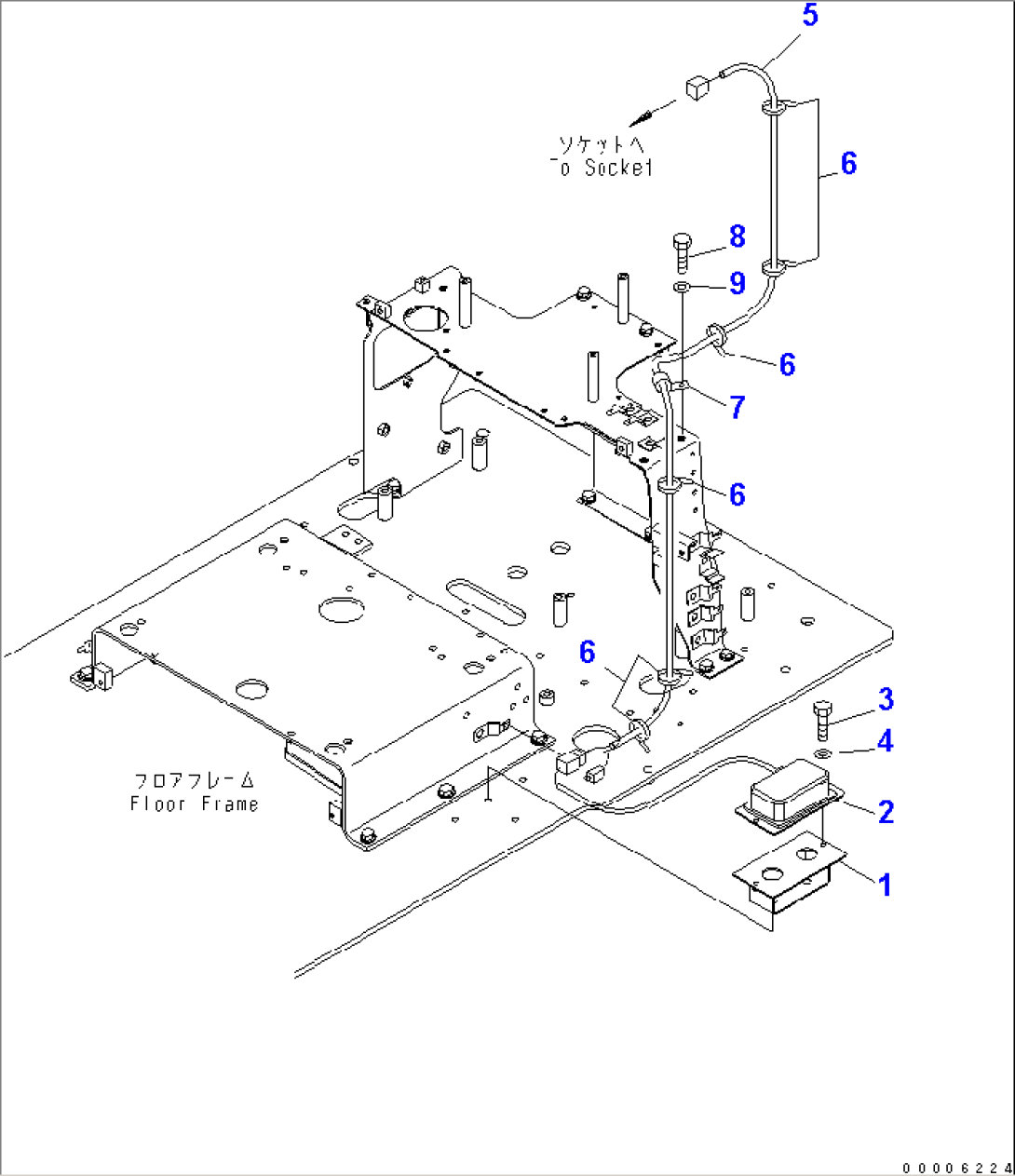FLOOR FRAME (12V CONVERTER)
