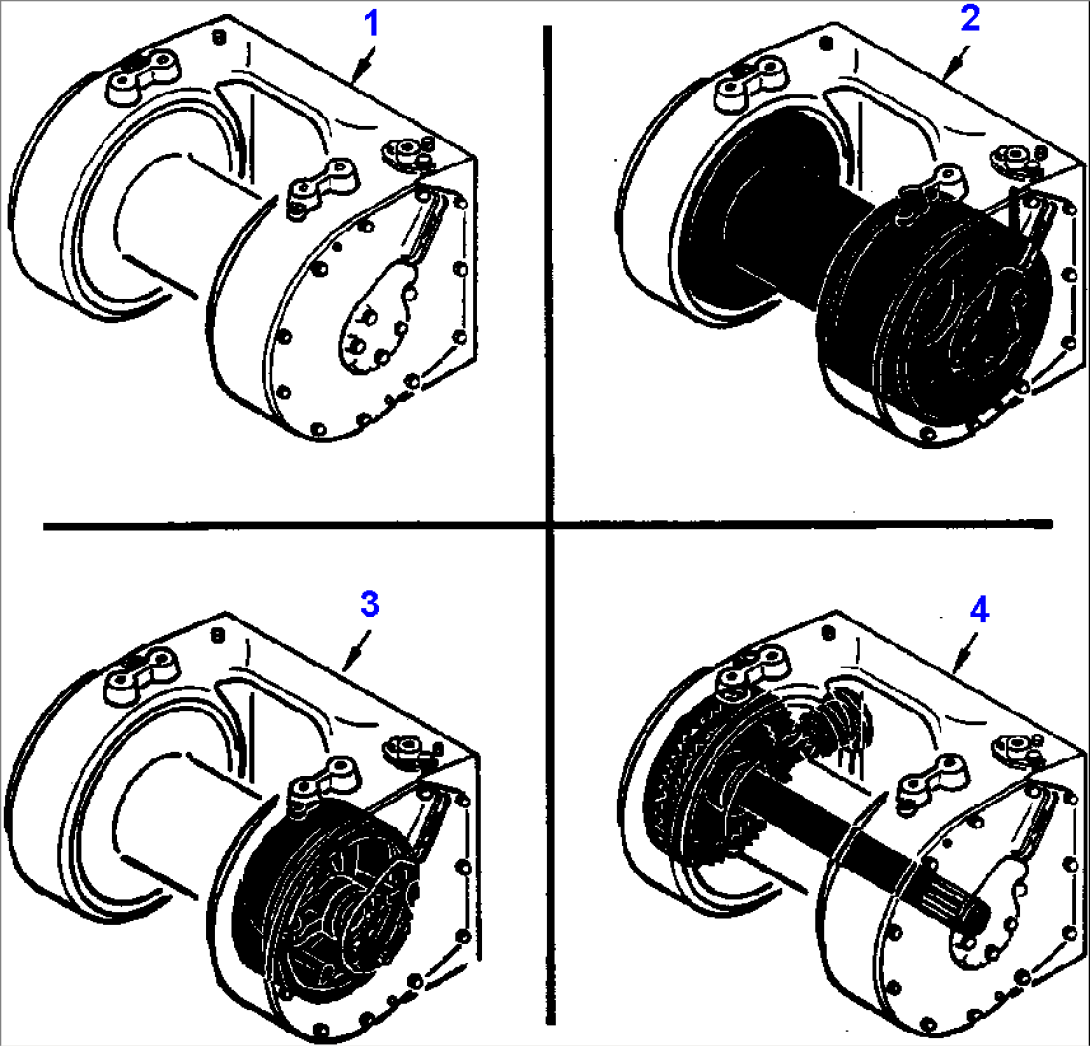 MODEL 19 GEARMATIC - WINCH COMPONENTS