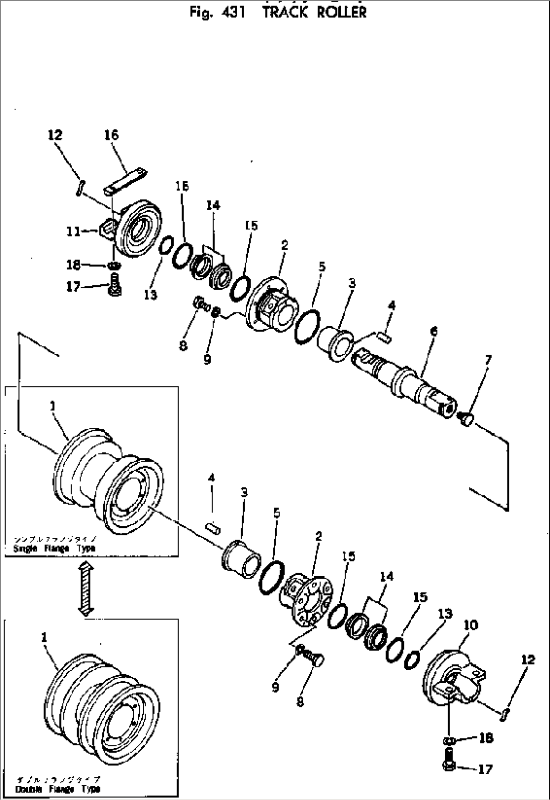 TRACK ROLLER(#6001-8191)