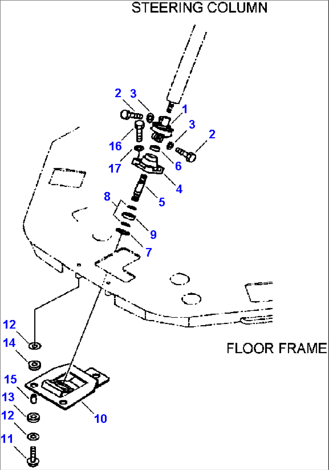 FIG. K4420-02A0 STEERING - COUPLING - COLUMN TO STEERING VALVE