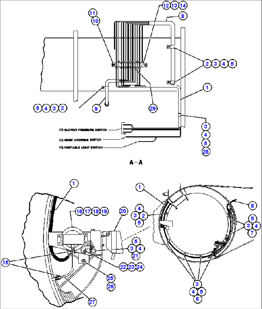 RIGHT UPRIGHT ELECTRICAL GROUP - 1