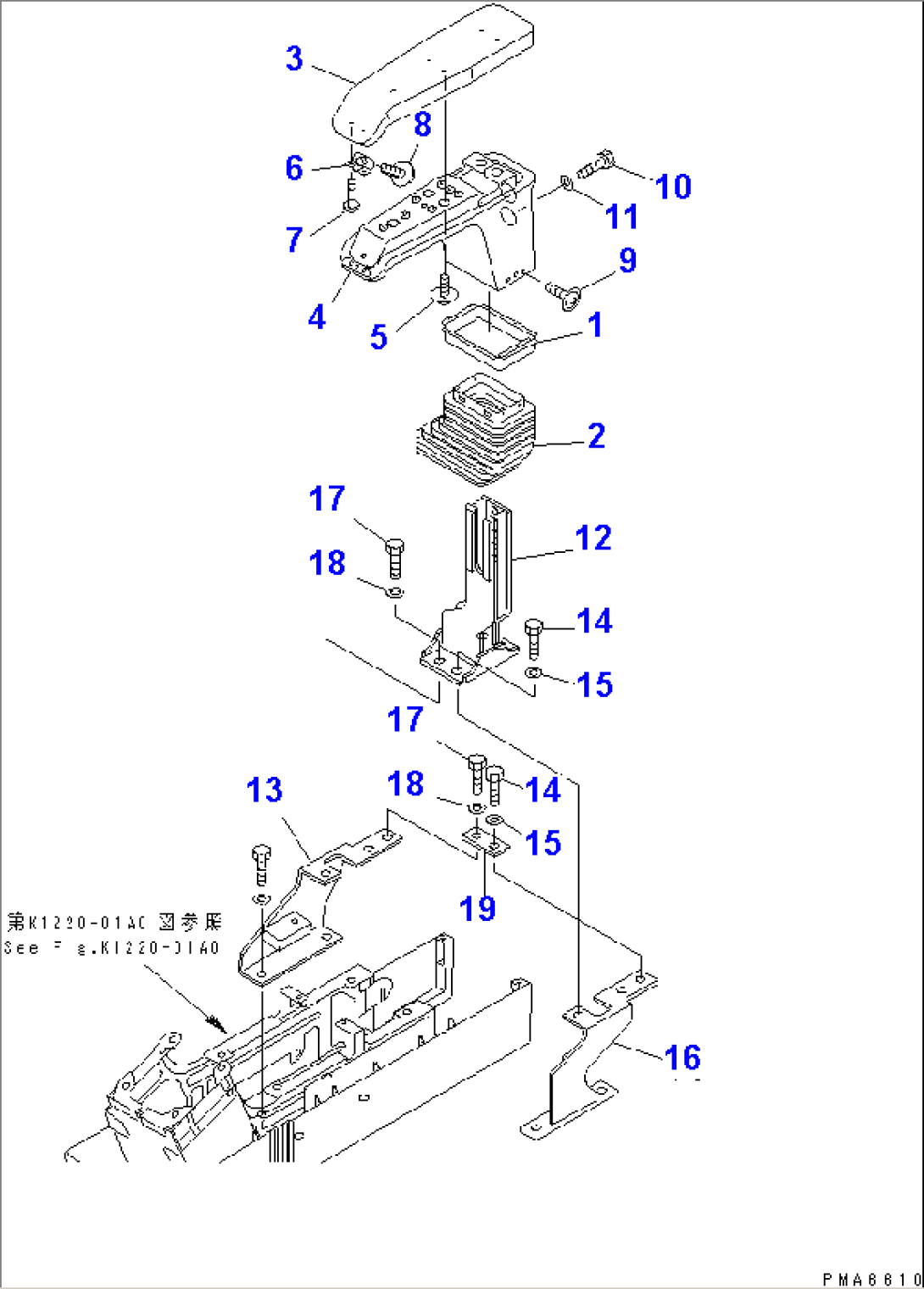 RIGHT STAND (REST¤ ARM R.H.)