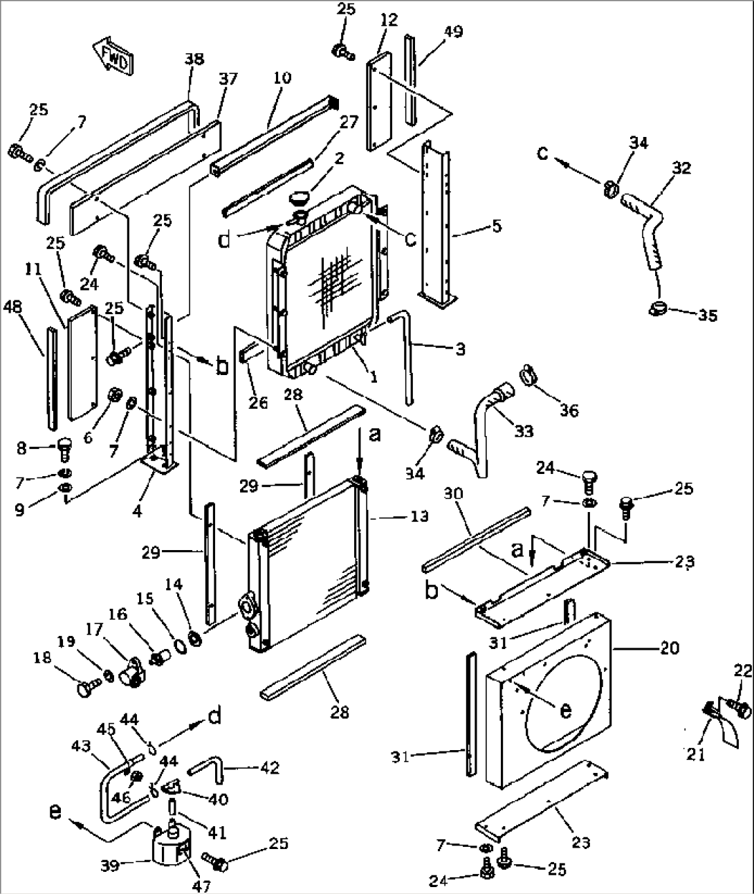 RADIATOR AND OIL COOLER