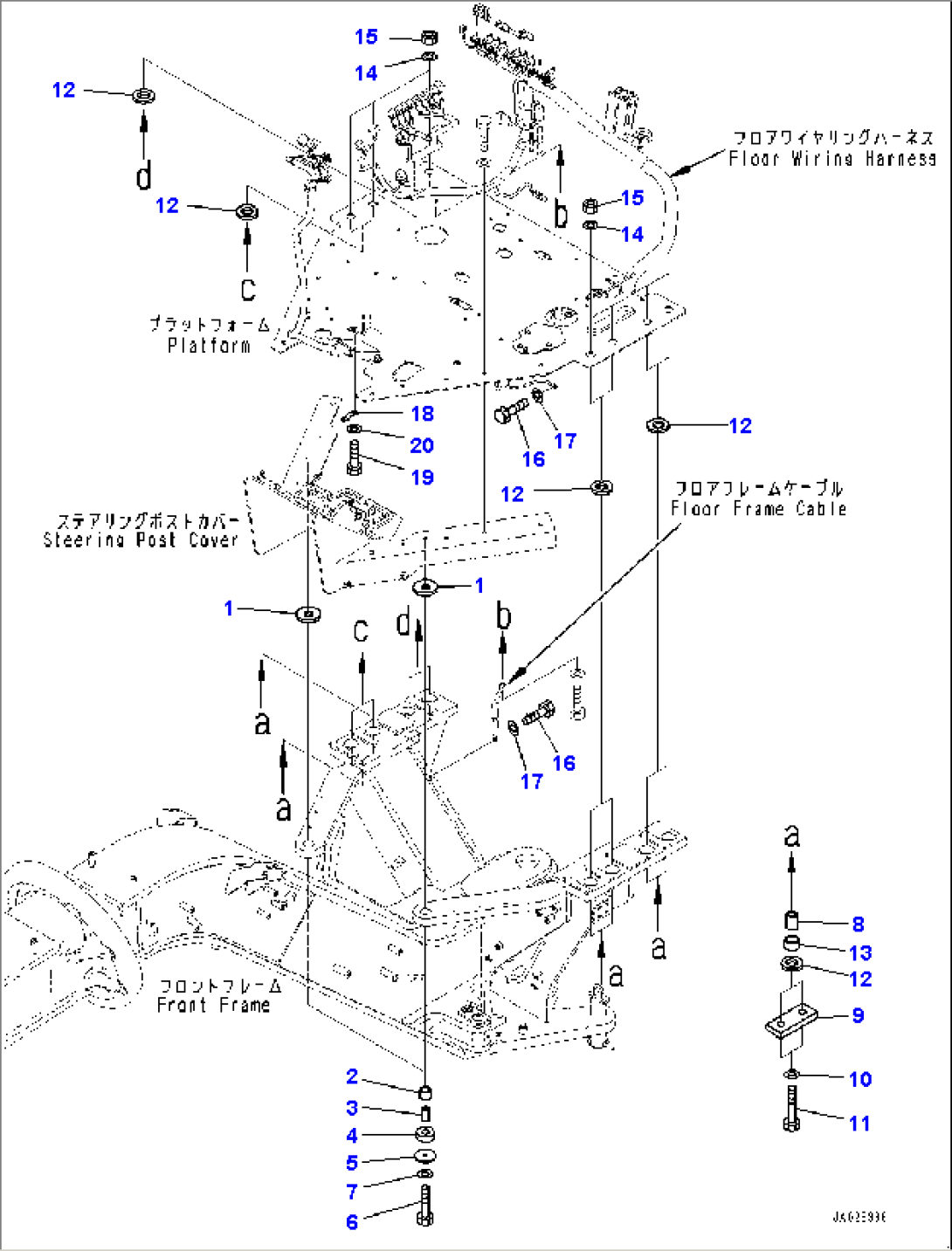 Floor Mounting (#1001-)