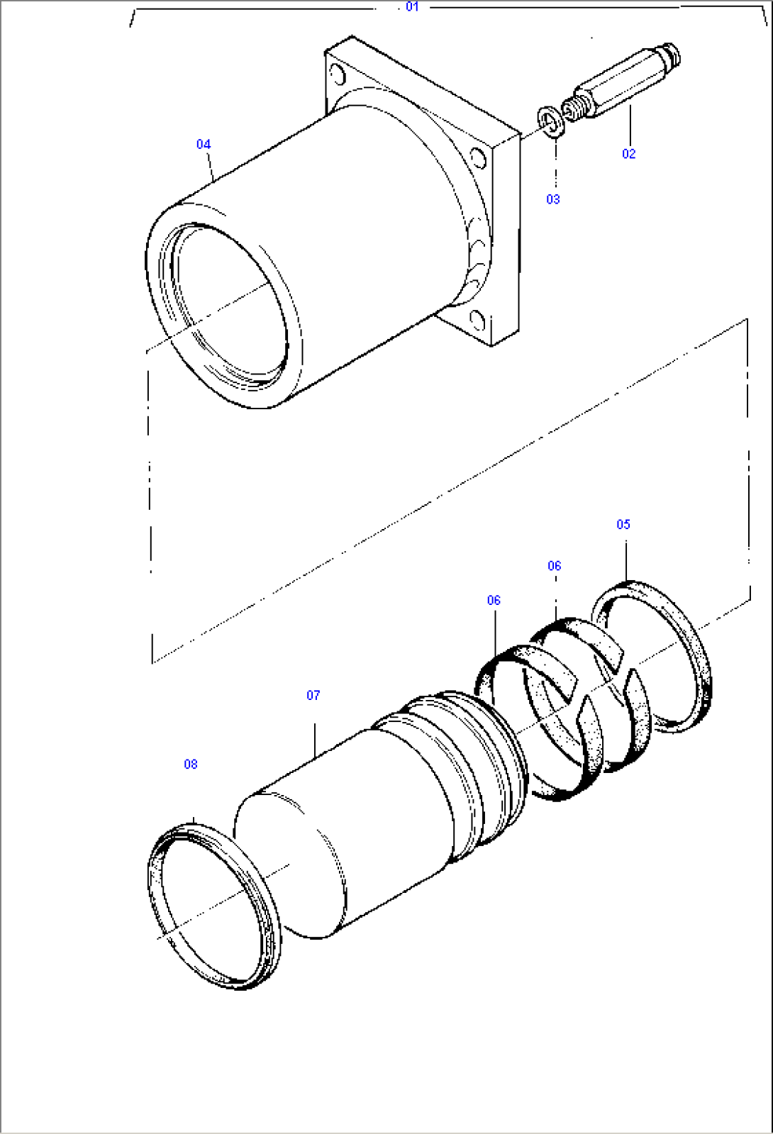 Track Adjuster (Grease Tensioning Cylinder)