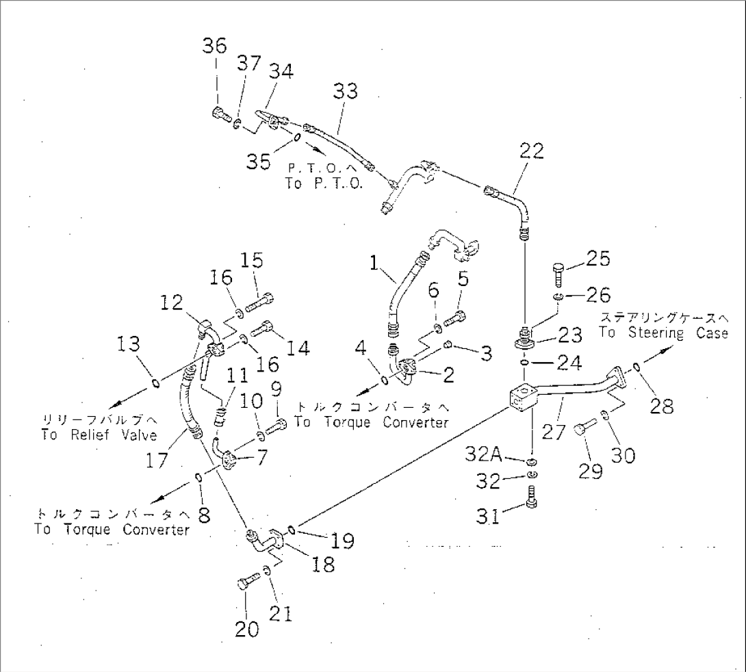 TORQUE CONVERTER PIPING (2/2)