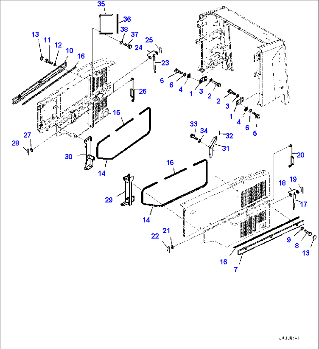 Hood Door, Door Catch (#55739-)