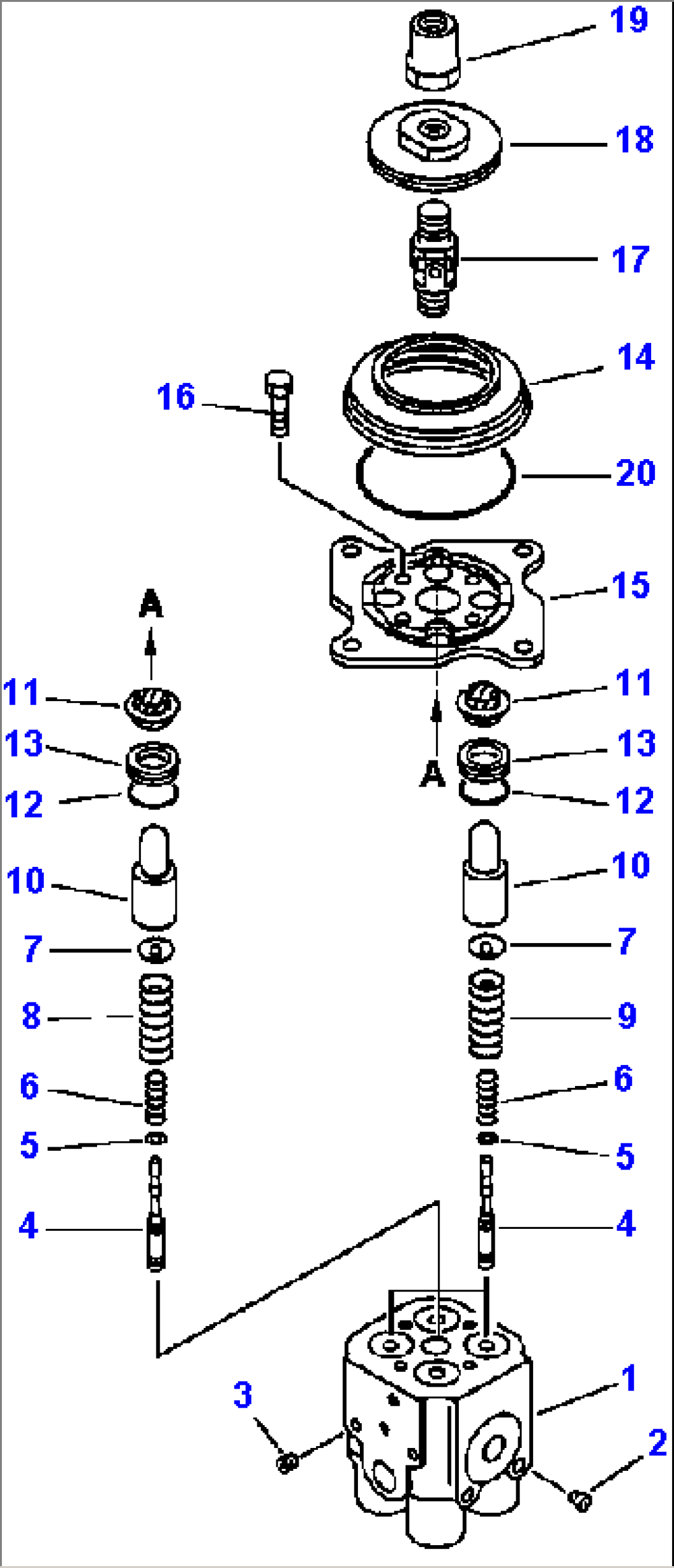 FIG NO. K1520-5201 PPC VALVE (WORK LINE)