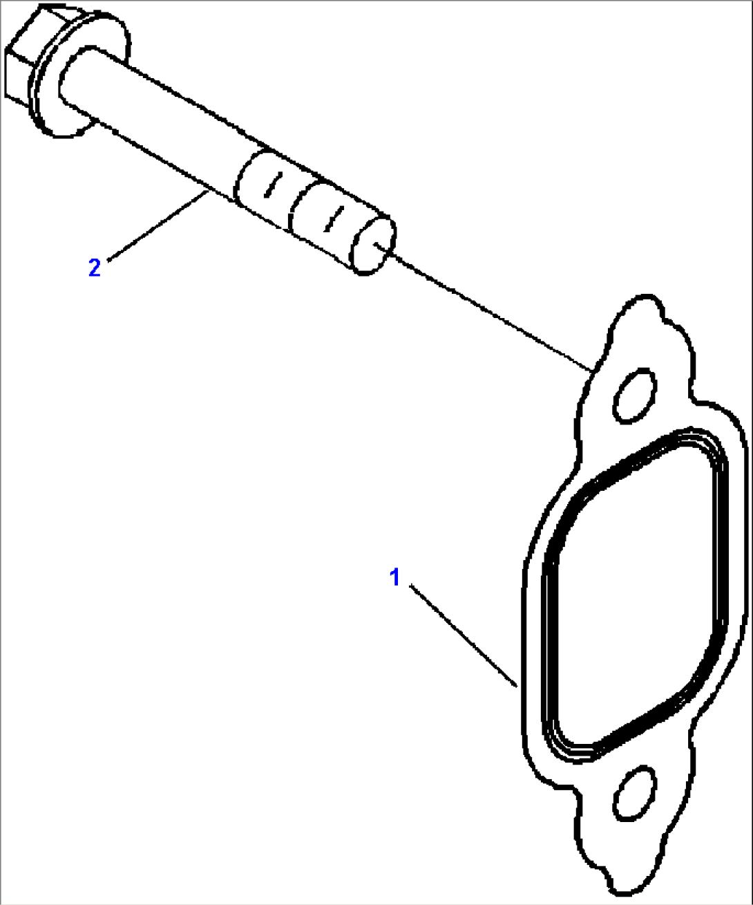 FIG. A1511-01A0 EXHAUST MANIFOLD MOUNTING