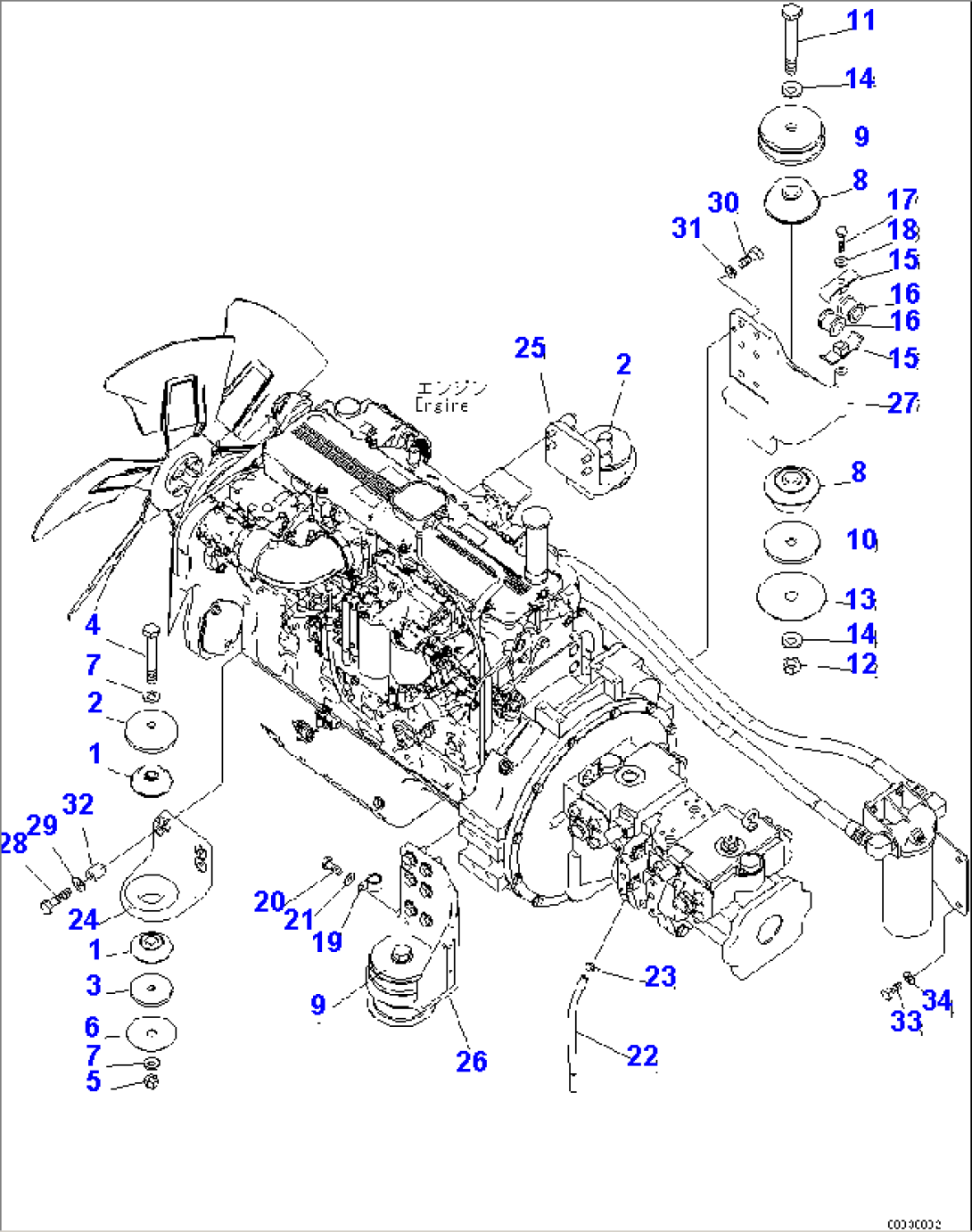 ENGINE MOUNTING