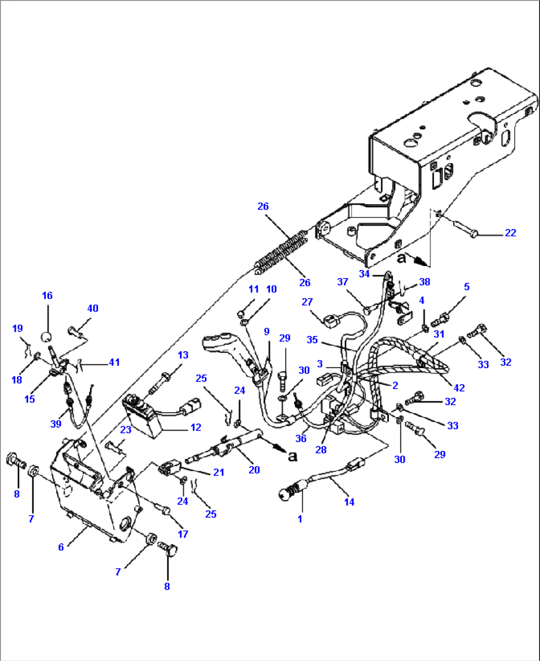 K0110-03A2 OPERATOR SEAT CONSOLE FOR JOYSTICK STEERING (2/2)