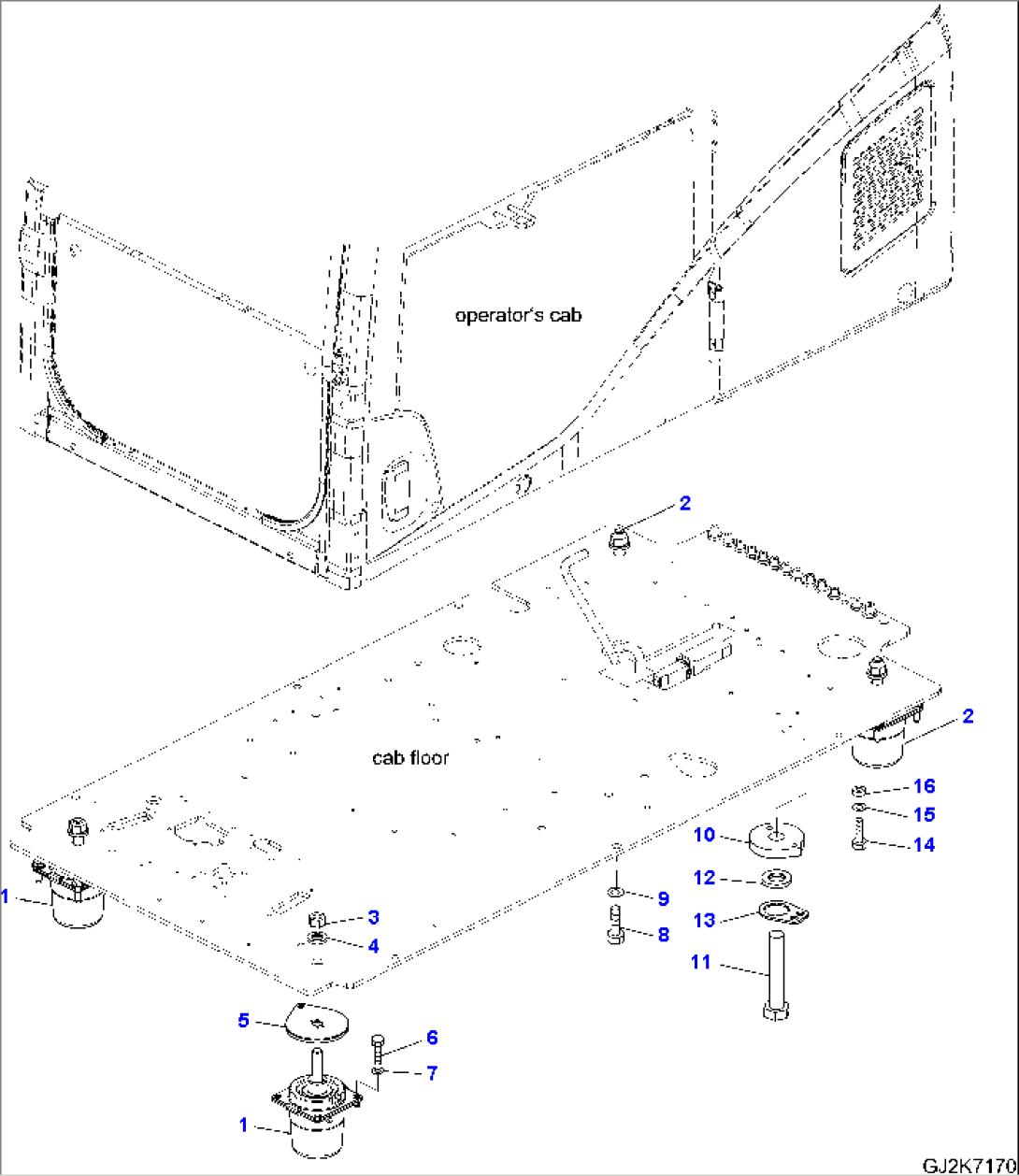 OPERATOR´S CAB MOUNTING
