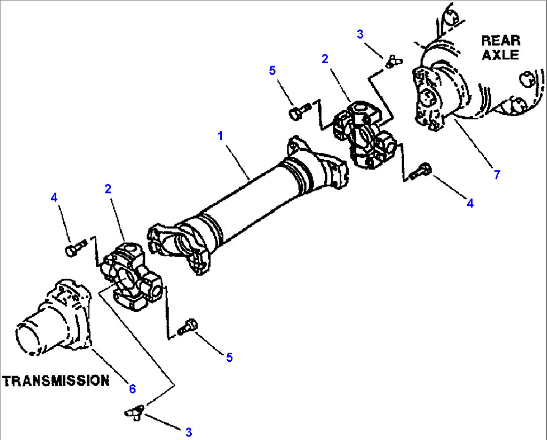 FIG. F4200-03A0 DRIVE SHAFT - REAR