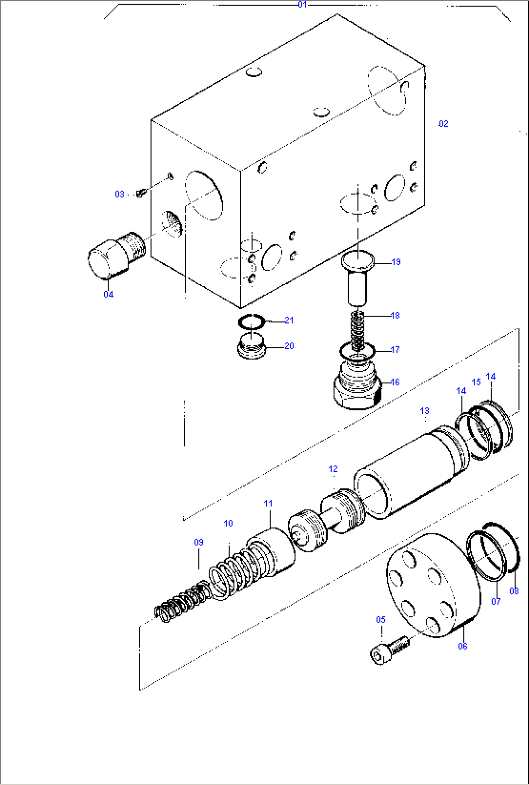 Travelling Gear Brake Valve