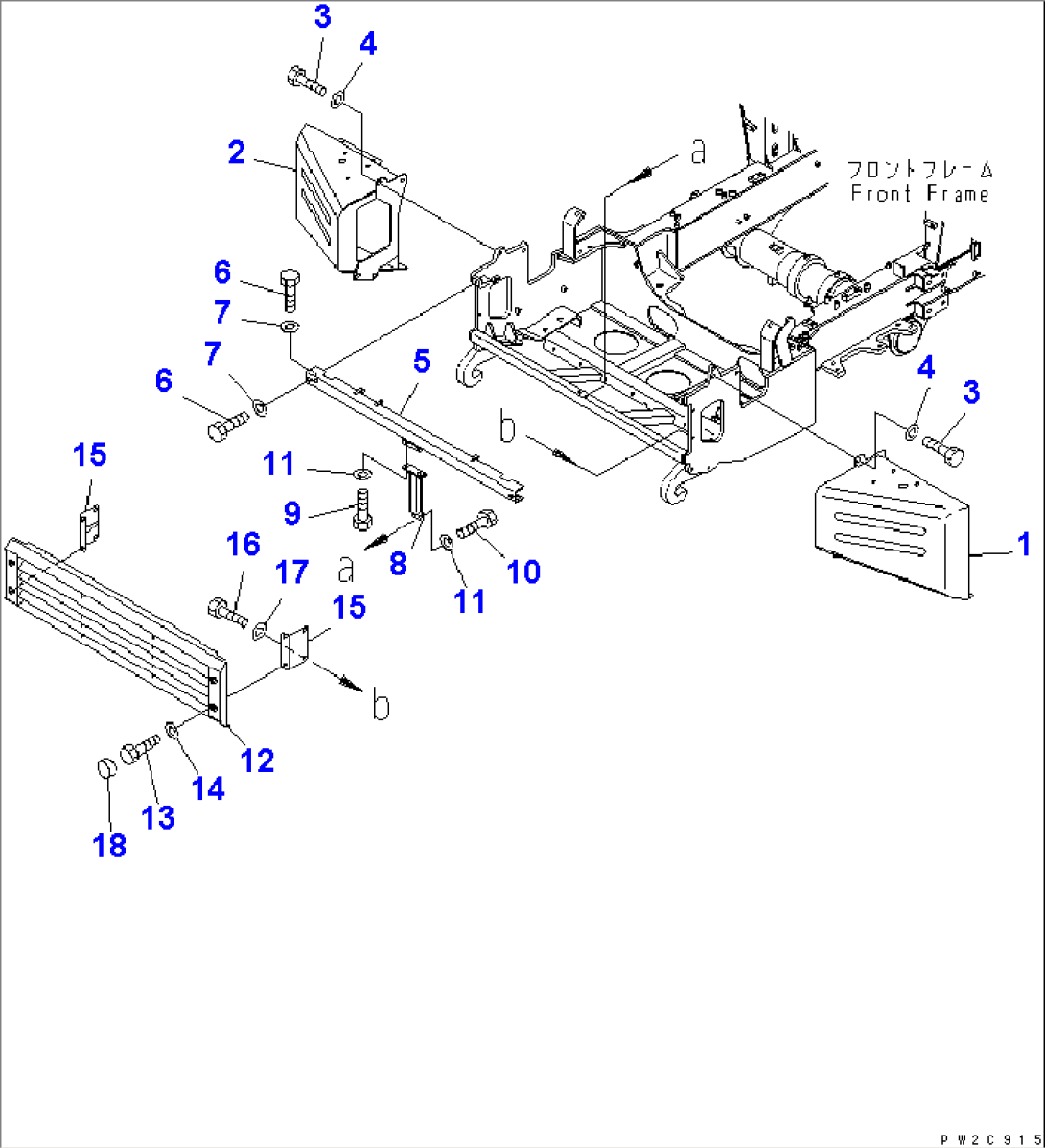 BUMPER (SAND PROTECT) (WITH FOG LAMP)(#1122-1167)