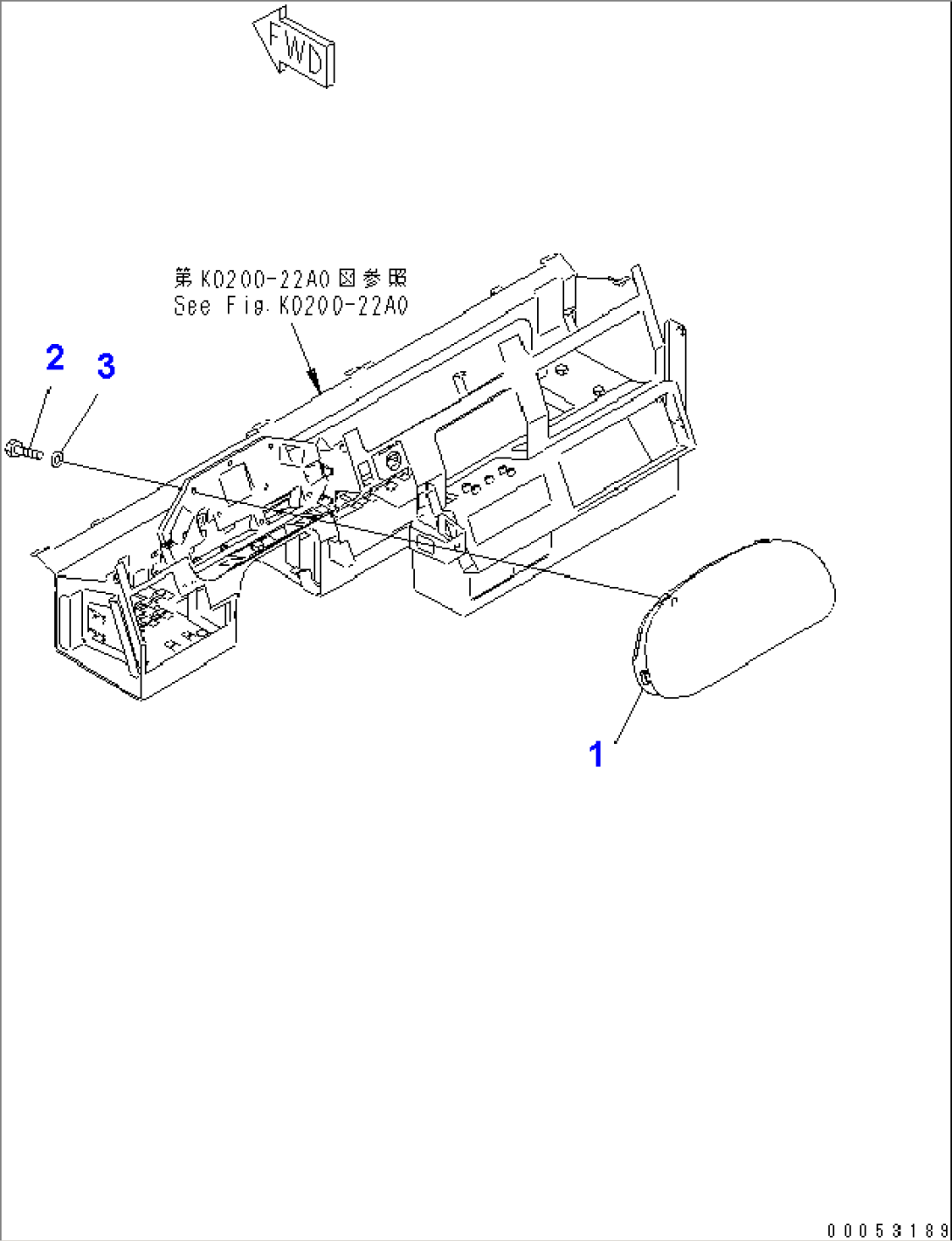 FLOOR (MAIN MONITOR) (INPANE MPH)(#7001-)