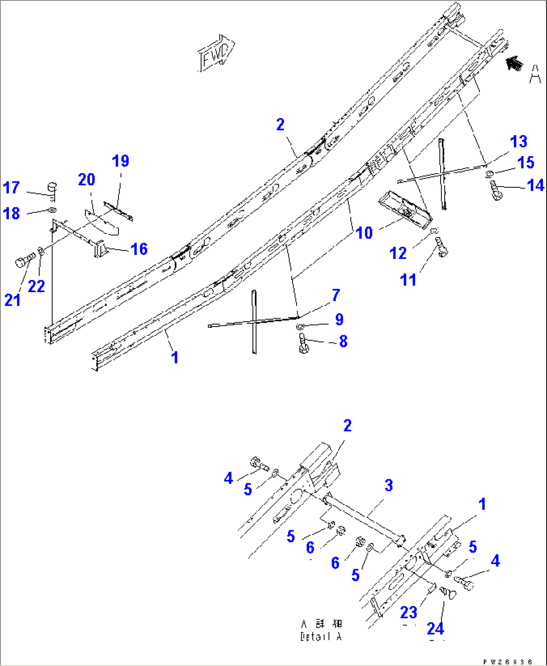 1ST CONVEYOR (1/10) (FRAME)(#1101-)