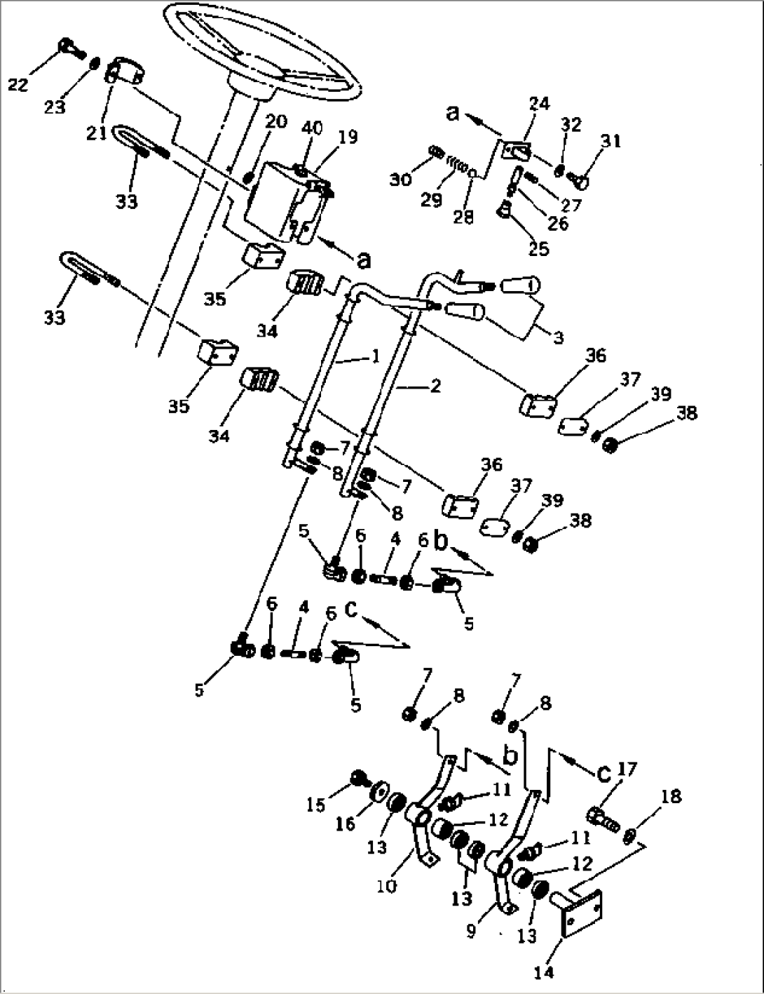 TRANSMISSION CONTROL LEVER