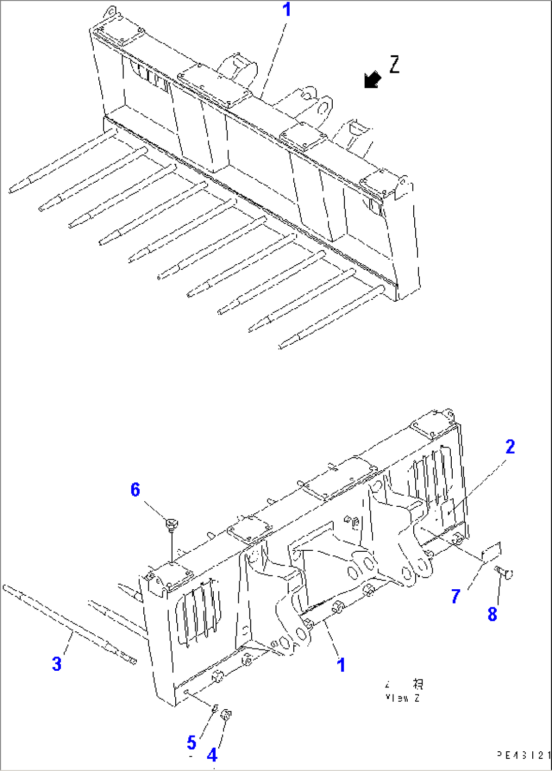 UTILITY FORK(#15001-)